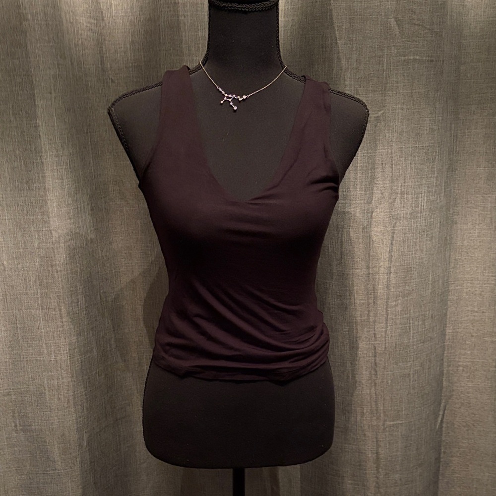 Stile Collection Chic Black Sleeveless Tank Top
